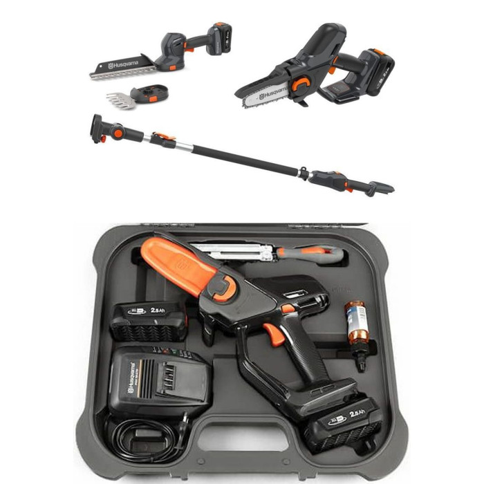 Кусторез-Траворез Аккумуляторный Husqvarna Aspire S20-P4A + Штанга KIT (АКБ+ЗУ) 9707167-04