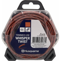 Корд Триммерный Husqvarna Whisper Twist Оранжевый/Черный, Блистер (2,7мм*10м) 5976691-30